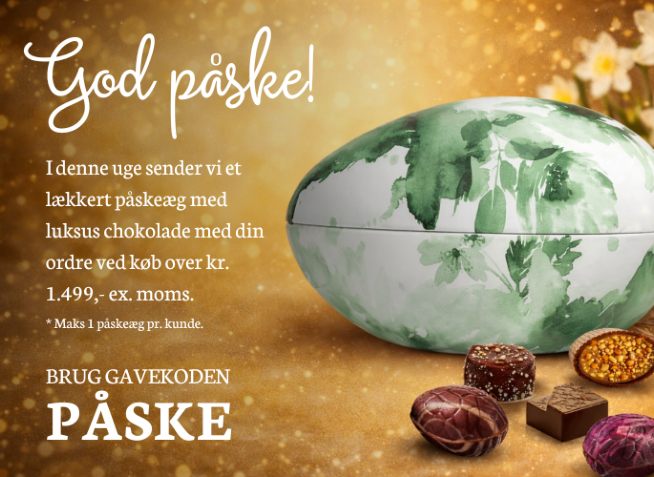 Luksus chokolade påske